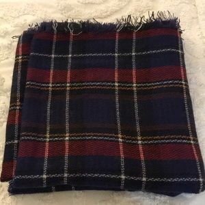 Plaid Blanket Scarf